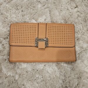 Rebecca Minkoff Orange Studded Clutch